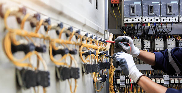 Professional Electrician technician working in George, IA